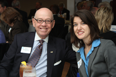 2010 Compass VIP table Tom Mc with Bridget Shuck.JPG